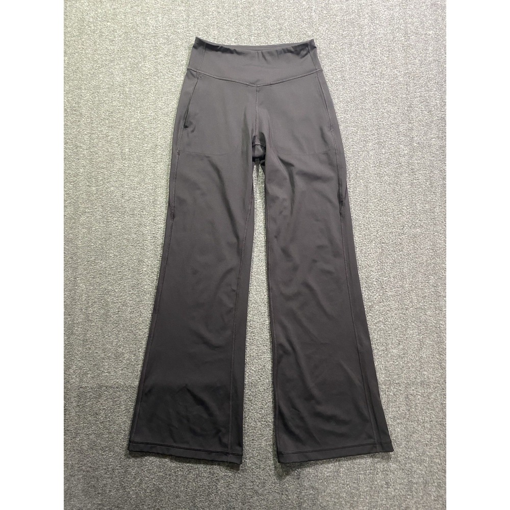 Tek Gear Women's Active Wide Waist High Rise Ultra Stretch Pants Black Size M